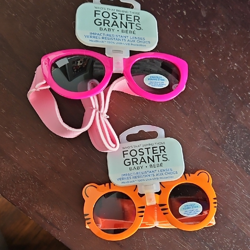 ✨️5/$30 Foster Grant Baby Sunglasses Set of 2  - Pink and Orange